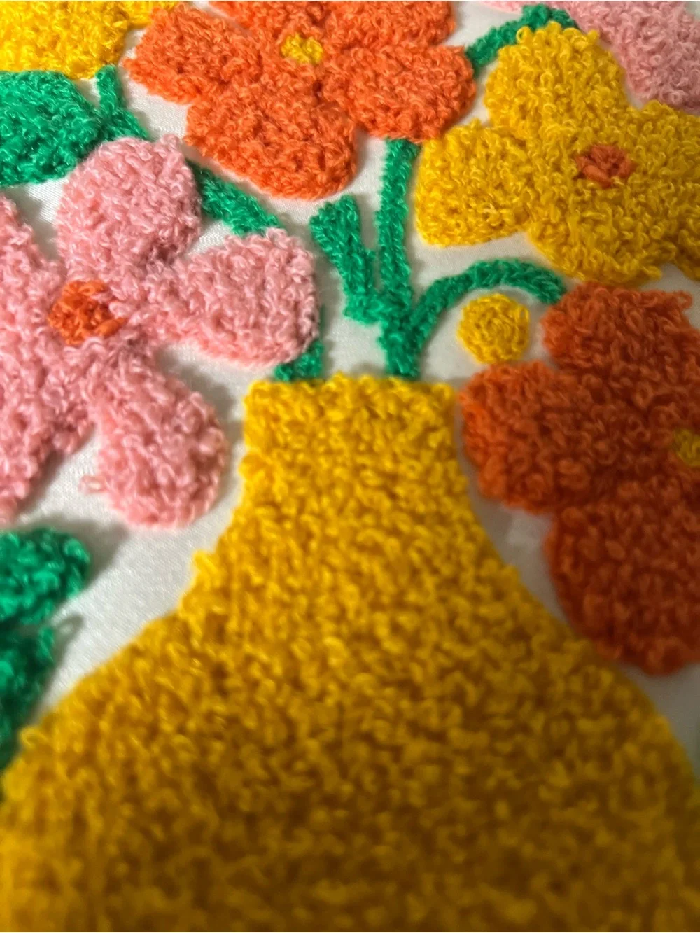 Textured Floral Vase Journaling